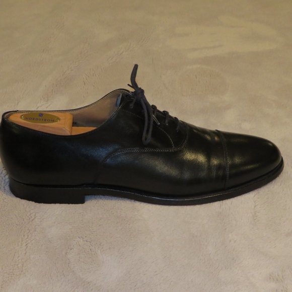 Crockett & Jones Newgate Black Calf Leather Straight Tip Oxford US 11.5B main image 8